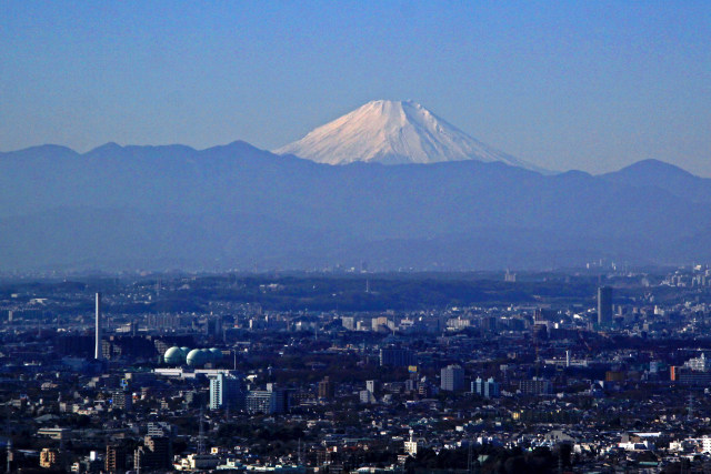 遠望富士山