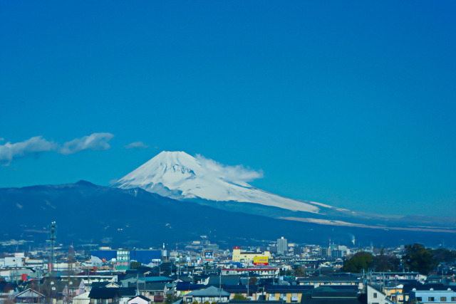 裾野市から見る富士山