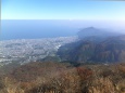 鶴見岳山頂より別府湾