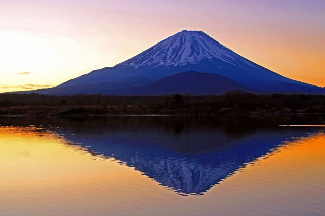 夜明け(富士山)