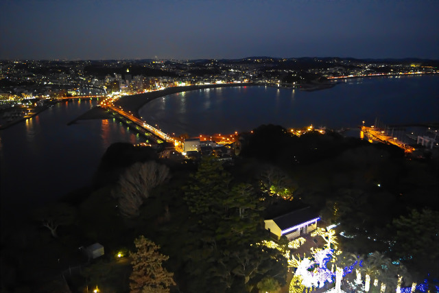 江ノ島からの夜景