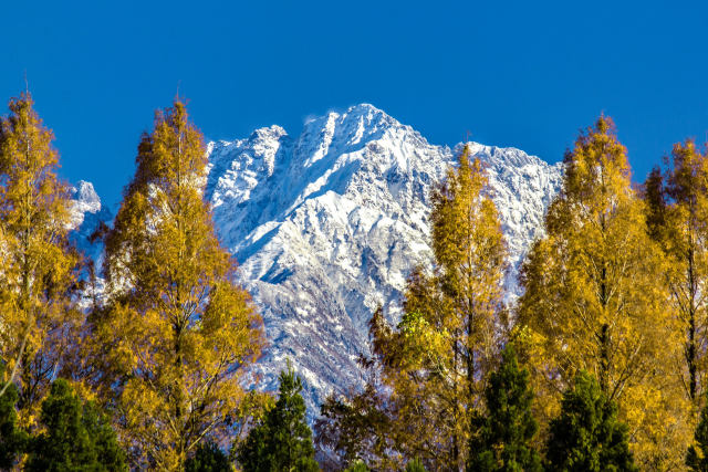 冠雪の剱岳