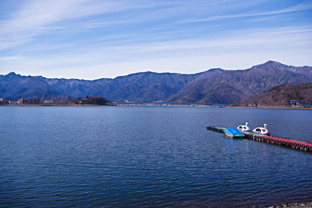 冬の河口湖