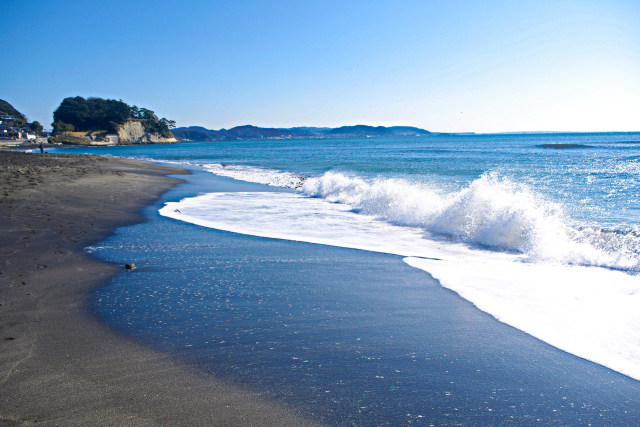 湘南海岸冬景色