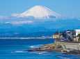 湘南の海と富士山