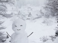 雪の相倉合掌造り集落