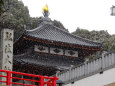 雪の中山寺・大師堂