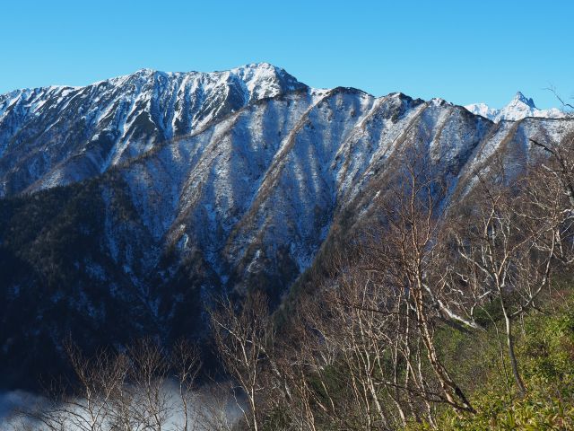 大天井岳と槍ヶ岳