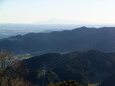 里山から雲仙普賢岳遥か