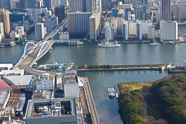 隅田川・水辺の風景