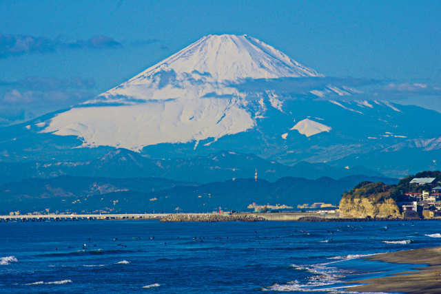 鎌倉からの富士山