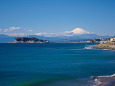 富士山と江ノ島