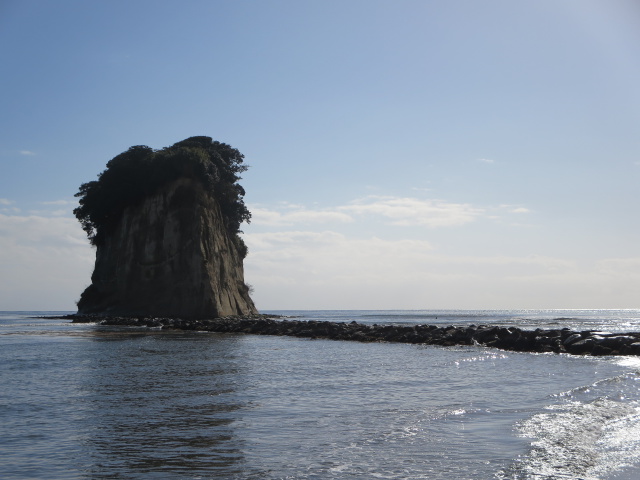 1月ある晴れた日の見附島2