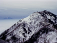 観音岳と富士山