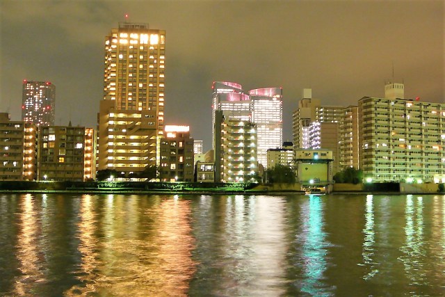 隅田川の夜景