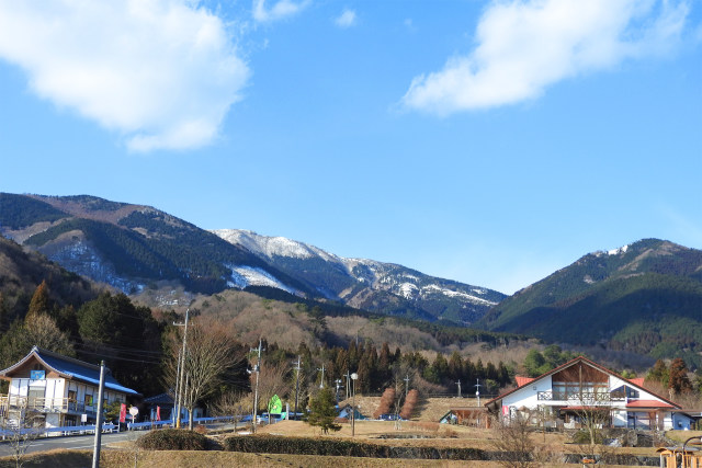 山の駅から観る那岐山