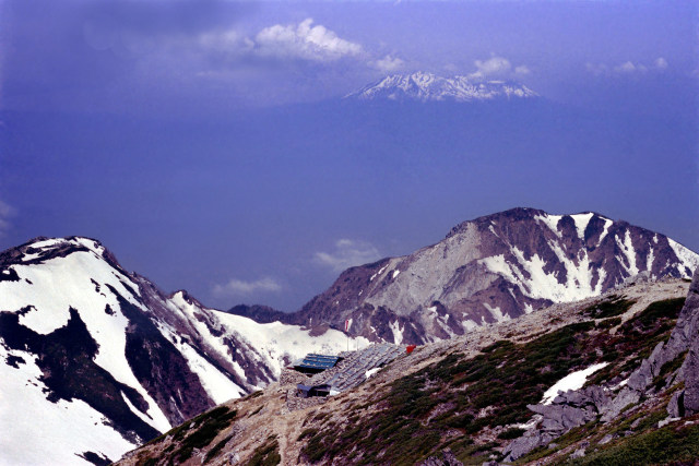  木曽駒ケ岳からの御嶽山～1978年