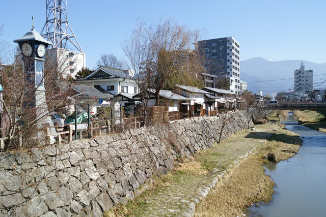 女鳥羽川と昔の風景