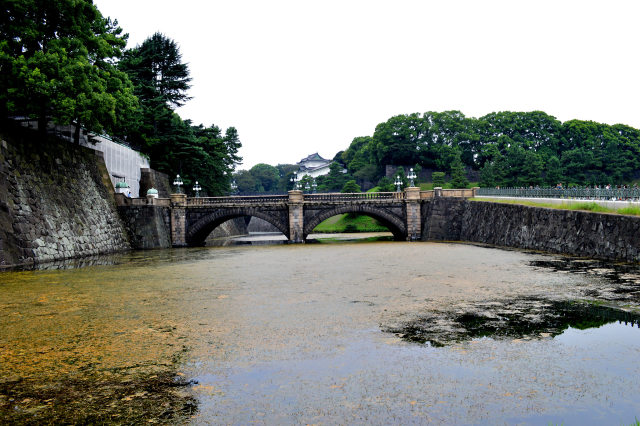 「二重橋」-正門石橋