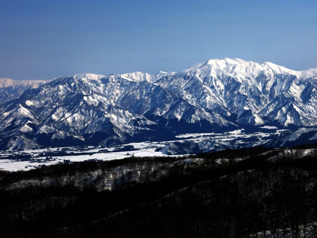 金城山冬景色