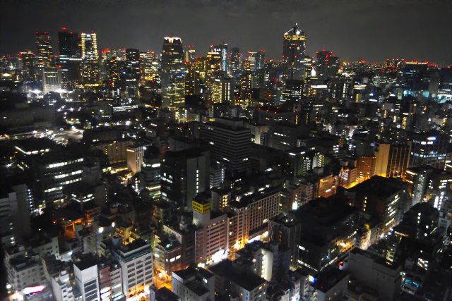 世界貿易センタービルからの夜景