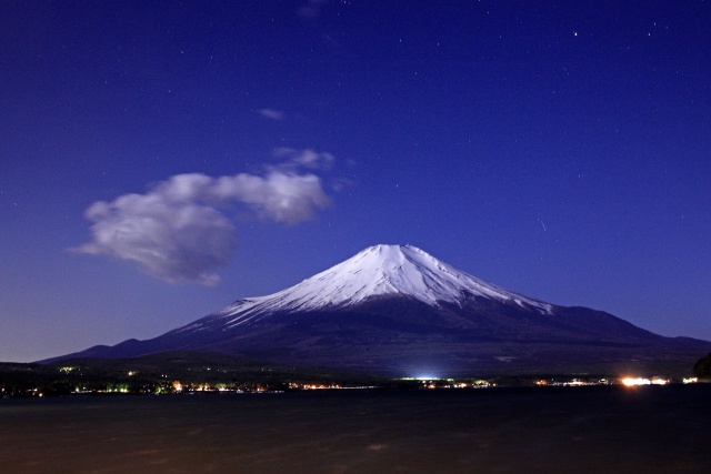 夜半の富士