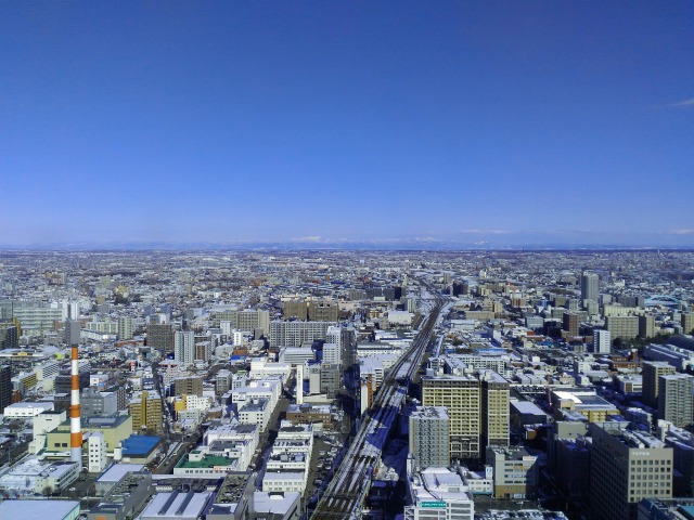 弥生の空 - 札幌