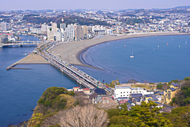 江の島シーキャンドルからの眺望