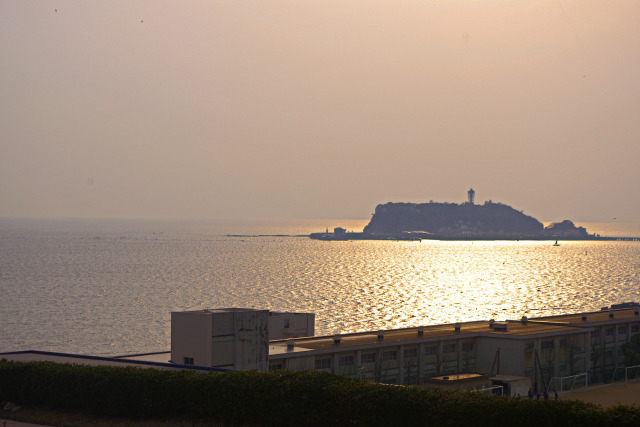 江の島の夕暮れ