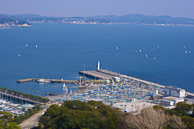 江の島から湘南の海