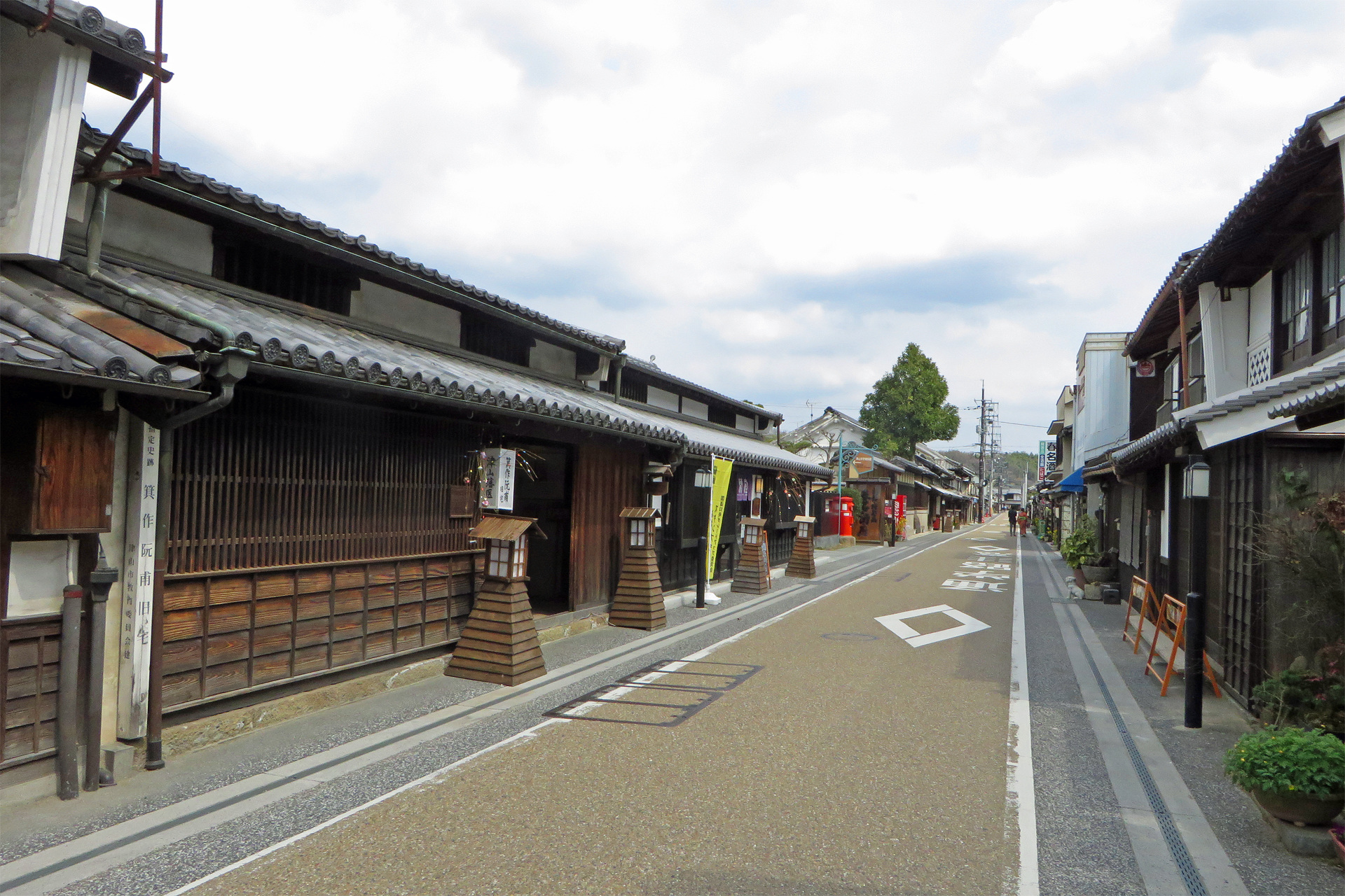 日本の風景 津山城下の古い街並み 壁紙19x1280 壁紙館