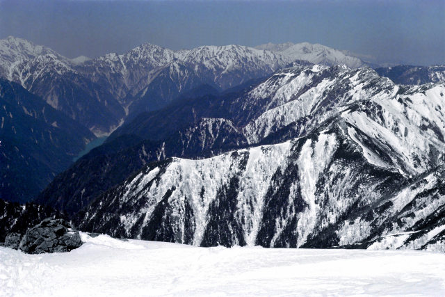 大天井岳から燕岳方面を望む