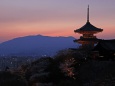 清水寺からの夕景