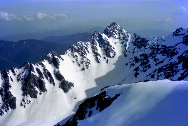 前穂高岳と前穂北尾根