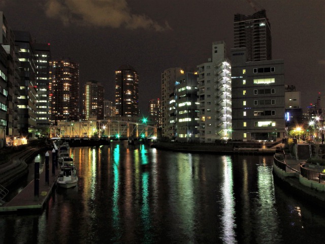 八丁堀の夜景