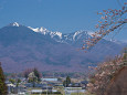 残雪の八ヶ岳連峰