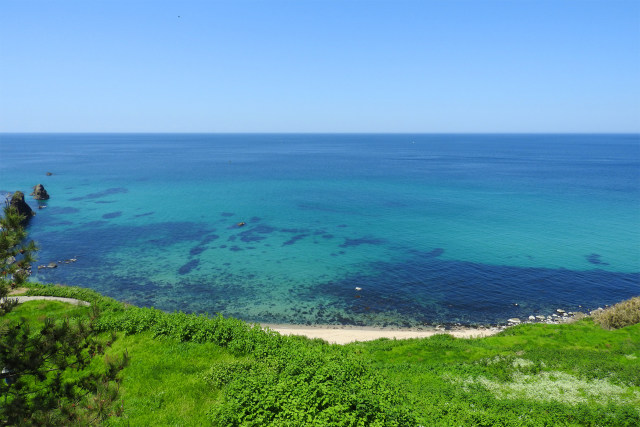 丹後半島-春の海