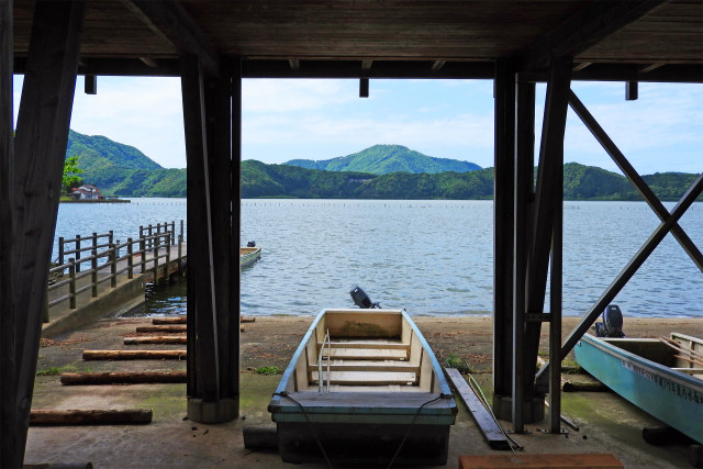 舟屋の風景-三方五湖