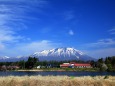 赤い屋根の家