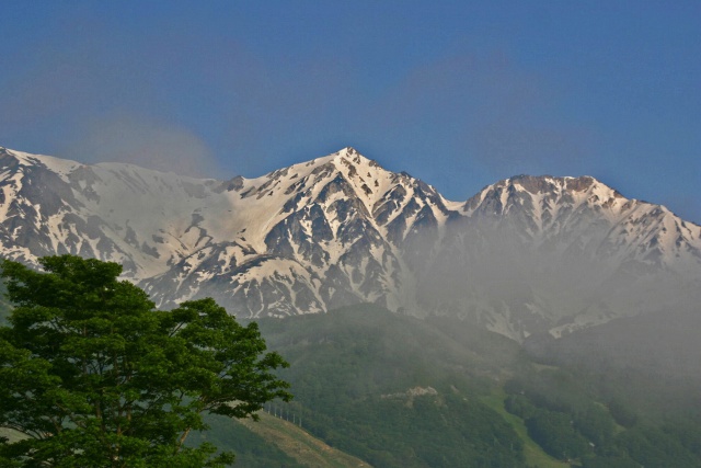 白馬鑓が岳~杓子岳