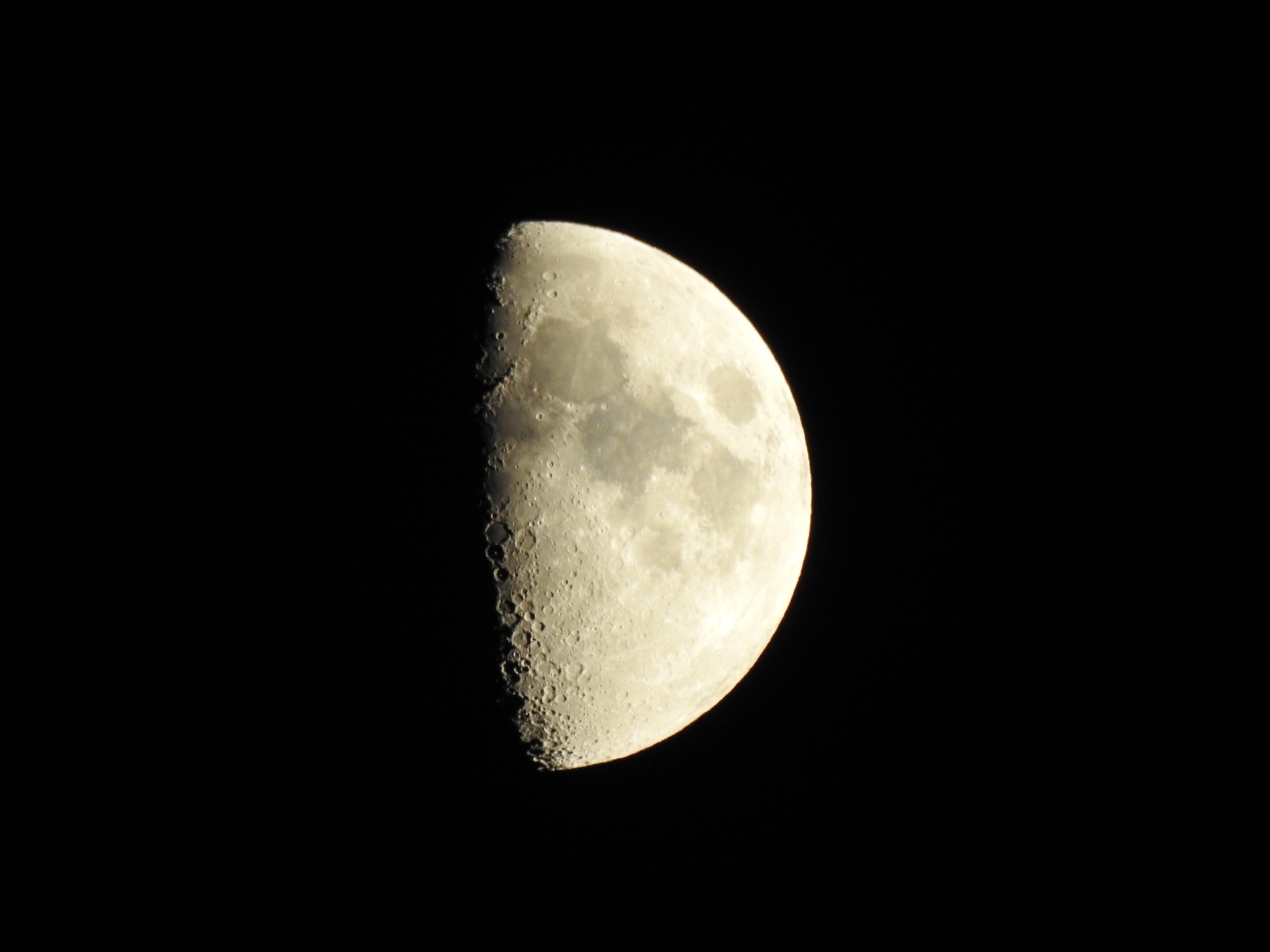 星 宇宙 空 上弦の月 壁紙19x1440 壁紙館