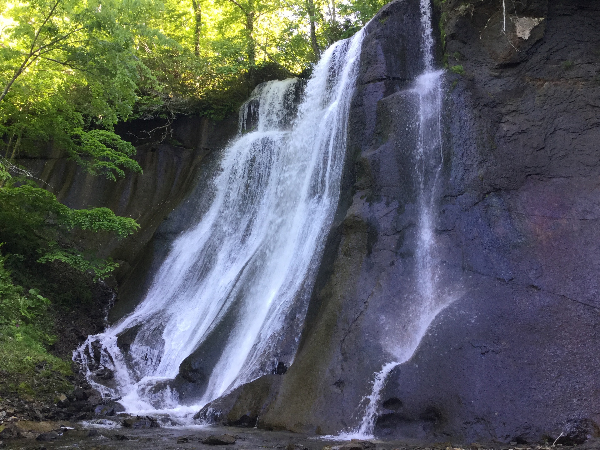 日本の風景 鱒見の滝 壁紙19x1440 壁紙館