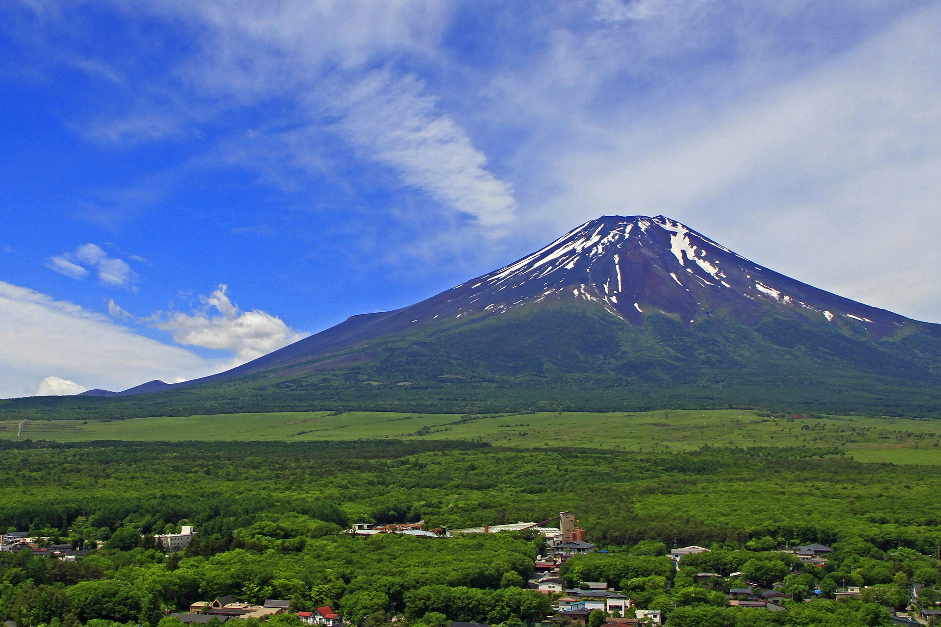 日本の風景 夏の富士山 壁紙1920x1279 壁紙館