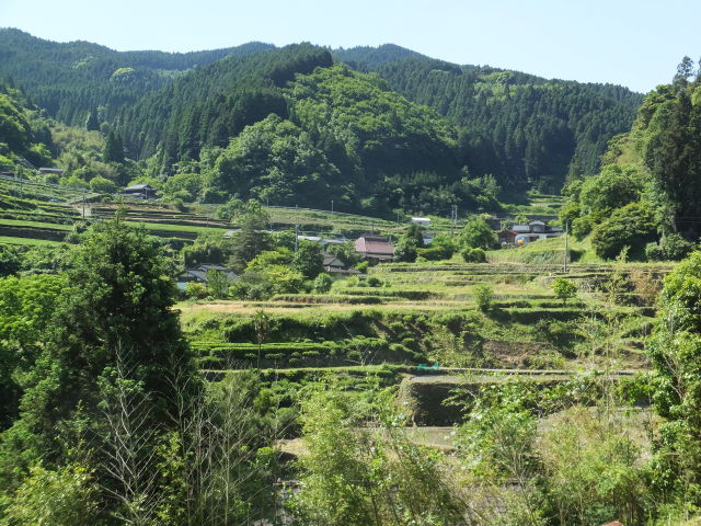 初夏の山間風景