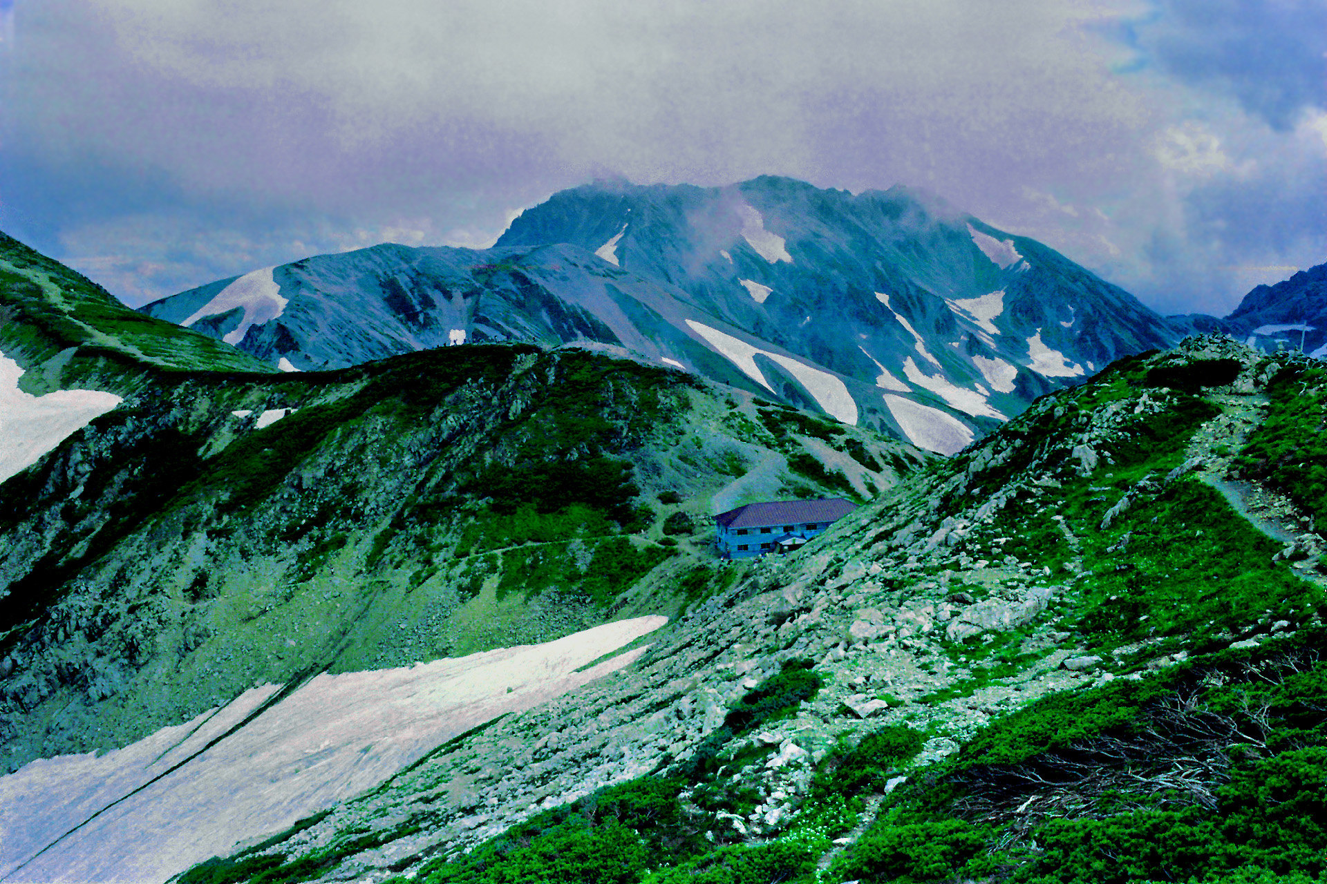 日本の風景 剣御前小屋と立山 壁紙19x1280 壁紙館