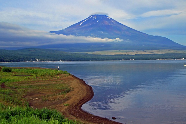 山中湖の富士山