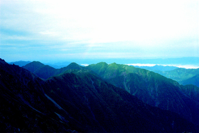 兎岳、中盛丸山、大沢岳