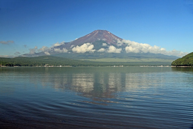 山中湖の富士