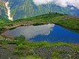 青空写す八方池