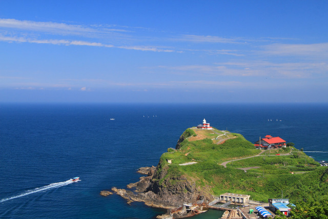 小樽 真夏の高島岬・日和山灯台2